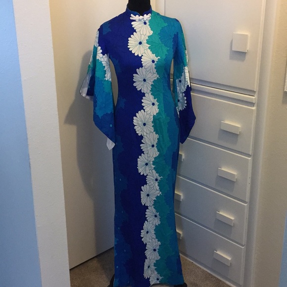 Lauhala Dresses & Skirts - 🔥Vintage 60’s Lauhala Hawaiian🔥Tiki Maxi Dress